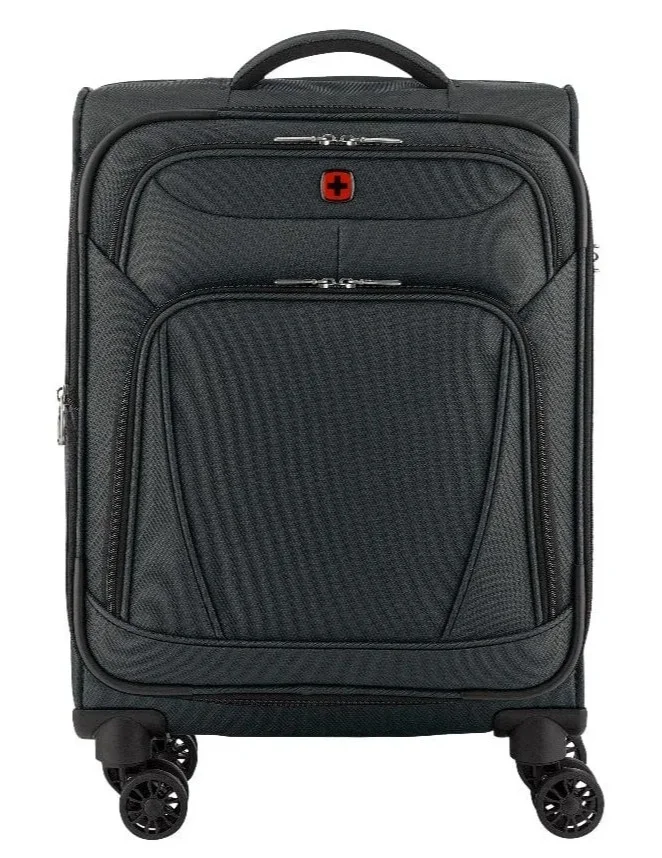 فيجنر حقيبة ترولي كابينة بومونت لايت قابلة للتوسيع 57 سم سوداء